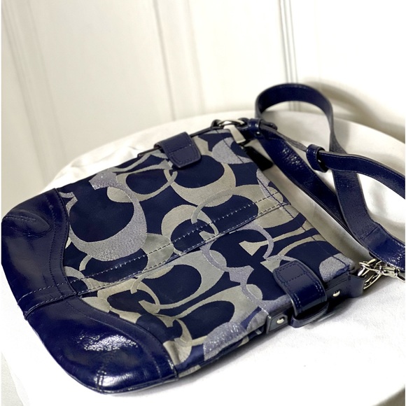 Coach Optic Metallic Signature Chain Crossbody Purse C1276 F19820 - Picture 4 of 7